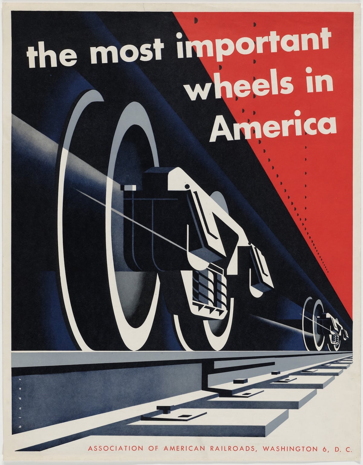 A poster with bold graphic design