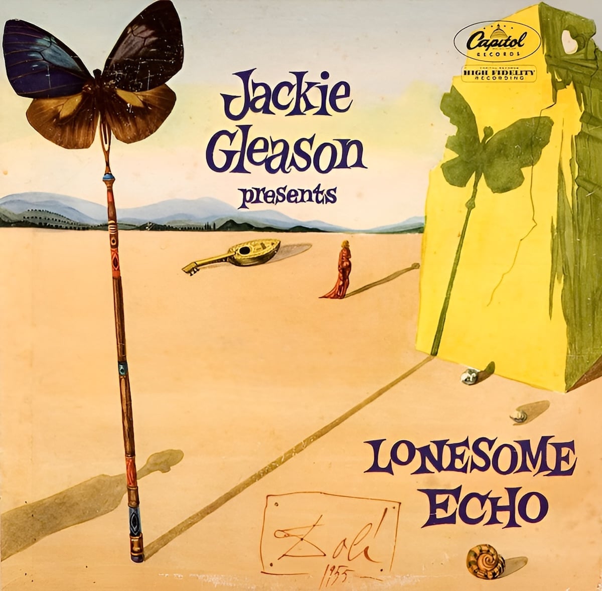 An album cover featuring Salvador Dali's artwork